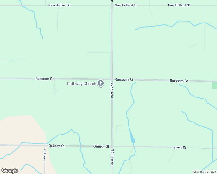 map of restaurants, bars, coffee shops, grocery stores, and more near 4315 72nd Avenue in Zeeland