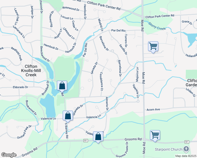 map of restaurants, bars, coffee shops, grocery stores, and more near 29 Casablanca Court in Saratoga County