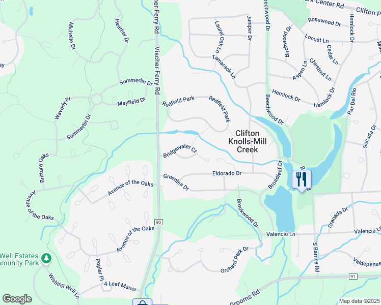 map of restaurants, bars, coffee shops, grocery stores, and more near 5 Pond View Drive in Saratoga County