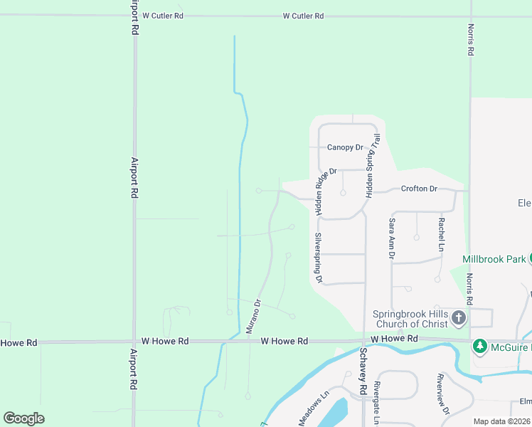 map of restaurants, bars, coffee shops, grocery stores, and more near 11640 Murano Drive in DeWitt