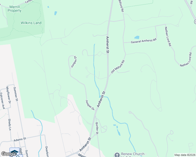 map of restaurants, bars, coffee shops, grocery stores, and more near 6 Sycamore Court in Amherst