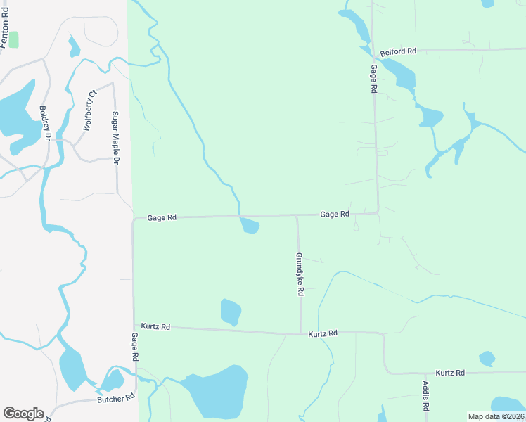 map of restaurants, bars, coffee shops, grocery stores, and more near 1213 Gage Road in Holly