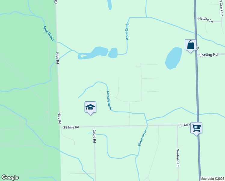 map of restaurants, bars, coffee shops, grocery stores, and more near 75410 Portabella Lane in Macomb County