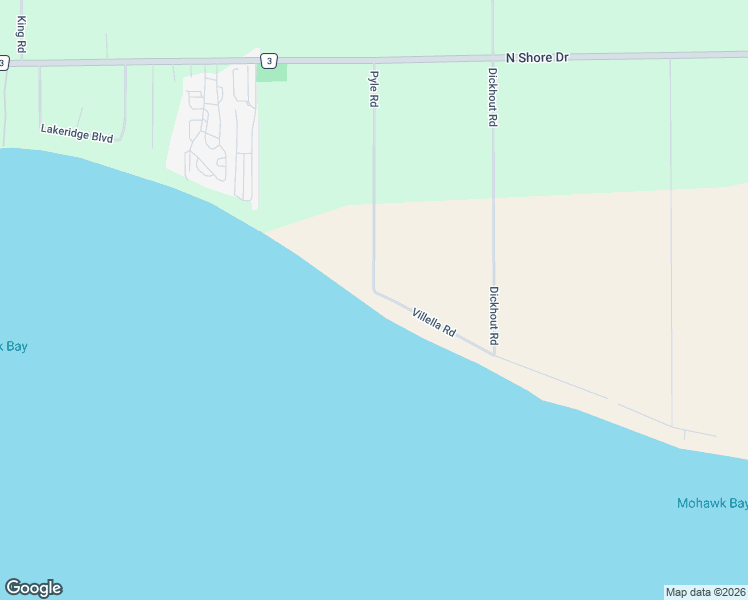map of restaurants, bars, coffee shops, grocery stores, and more near 55 Villella Road in Lowbanks