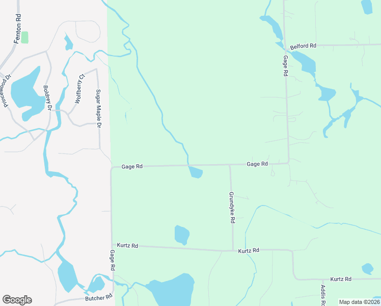 map of restaurants, bars, coffee shops, grocery stores, and more near 1213 Gage Road in Holly
