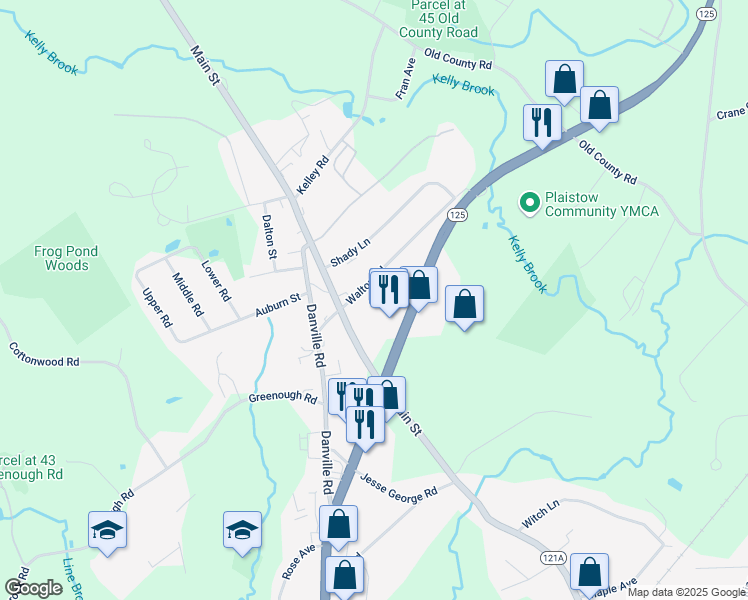 map of restaurants, bars, coffee shops, grocery stores, and more near 7 Walton Road in Plaistow