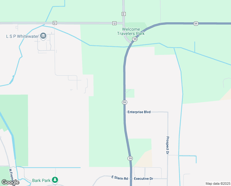 map of restaurants, bars, coffee shops, grocery stores, and more near N309 Wisconsin 59 in Whitewater