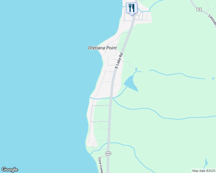 map of restaurants, bars, coffee shops, grocery stores, and more near 3688 New York 364 in Canandaigua