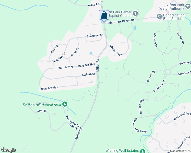 map of restaurants, bars, coffee shops, grocery stores, and more near 2 Mallard Dr in Rexford