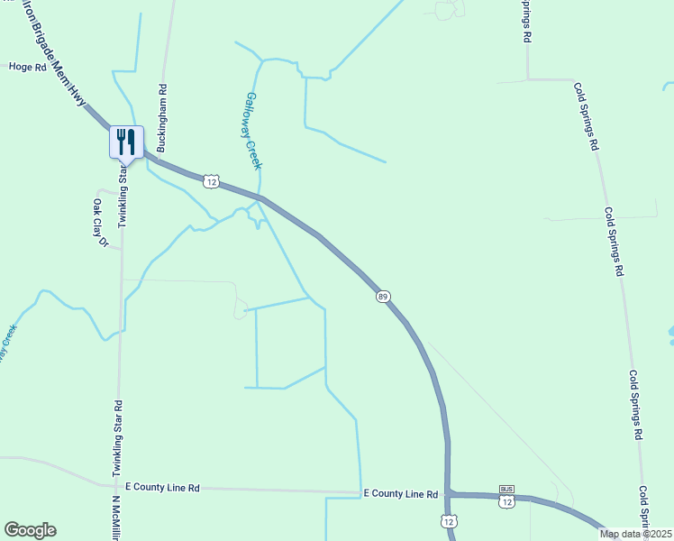 map of restaurants, bars, coffee shops, grocery stores, and more near 1273 U.S. 12 in Whitewater