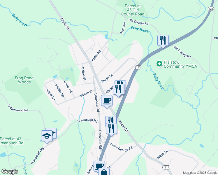 map of restaurants, bars, coffee shops, grocery stores, and more near 7 Walton Road in Plaistow