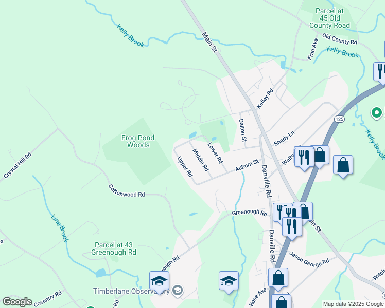 map of restaurants, bars, coffee shops, grocery stores, and more near 8 Middle Road in Plaistow
