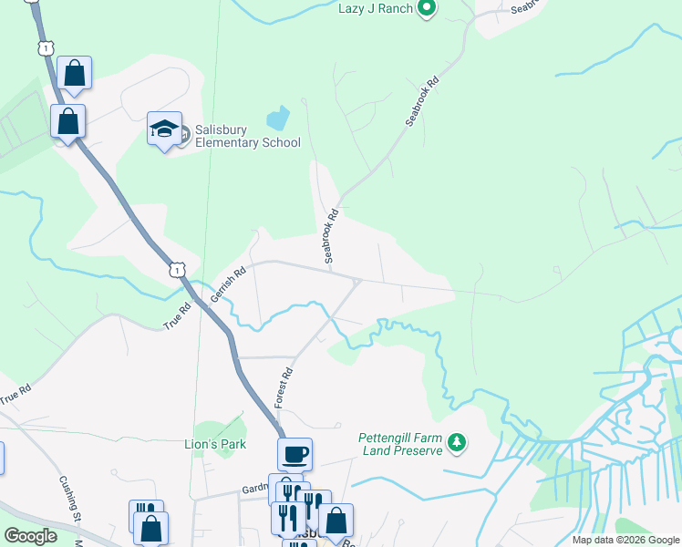 map of restaurants, bars, coffee shops, grocery stores, and more near in Salisbury