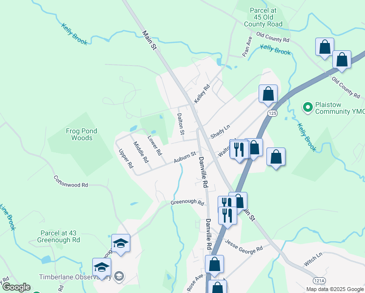 map of restaurants, bars, coffee shops, grocery stores, and more near 8 Barker Street in Plaistow