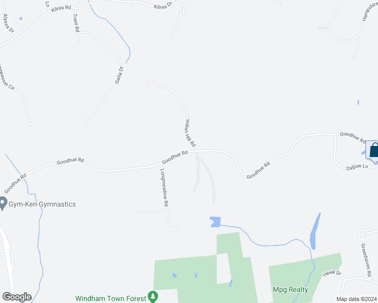 map of restaurants, bars, coffee shops, grocery stores, and more near 61 Goodhue Road in Derry