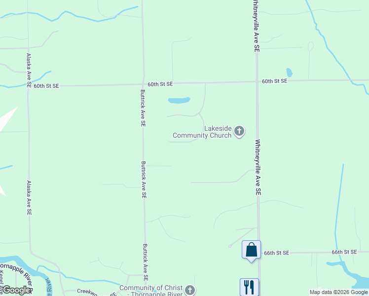 map of restaurants, bars, coffee shops, grocery stores, and more near 8110 Country Pine Drive in Alto