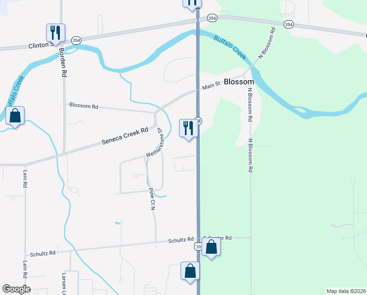 map of restaurants, bars, coffee shops, grocery stores, and more near 3100 Transit Road in West Seneca