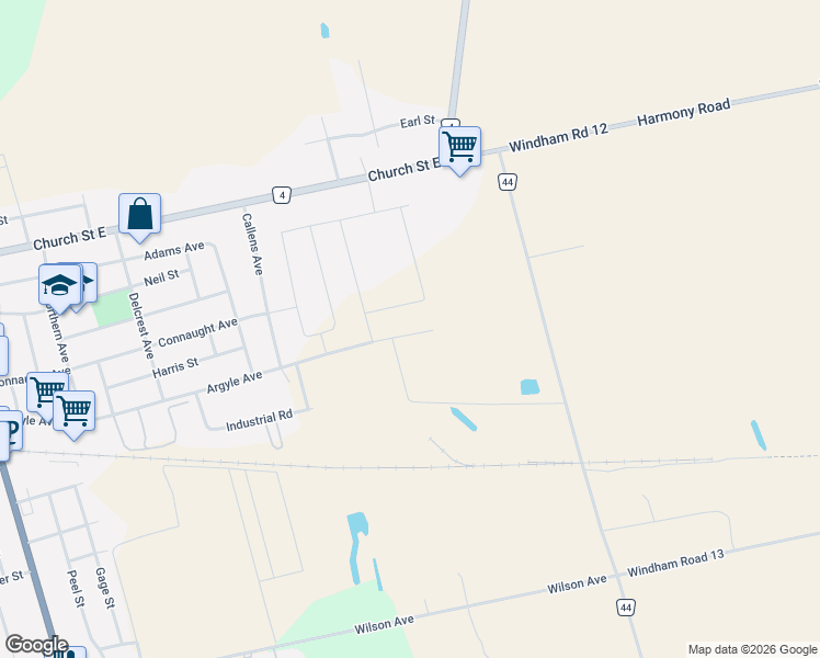map of restaurants, bars, coffee shops, grocery stores, and more near 381 Argyle Avenue in Norfolk