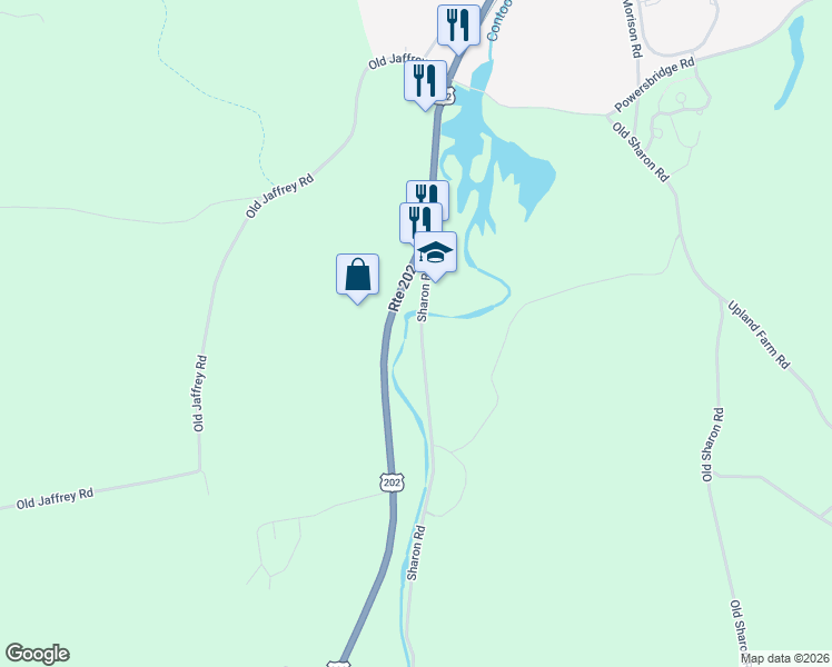 map of restaurants, bars, coffee shops, grocery stores, and more near 33 Sharon Road in Peterborough