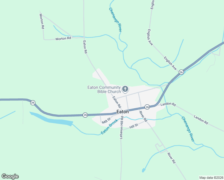 map of restaurants, bars, coffee shops, grocery stores, and more near 2664 Eaton Road in Eaton