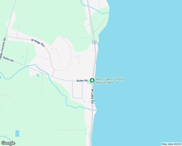map of restaurants, bars, coffee shops, grocery stores, and more near 3600 County Road 16 in Canandaigua