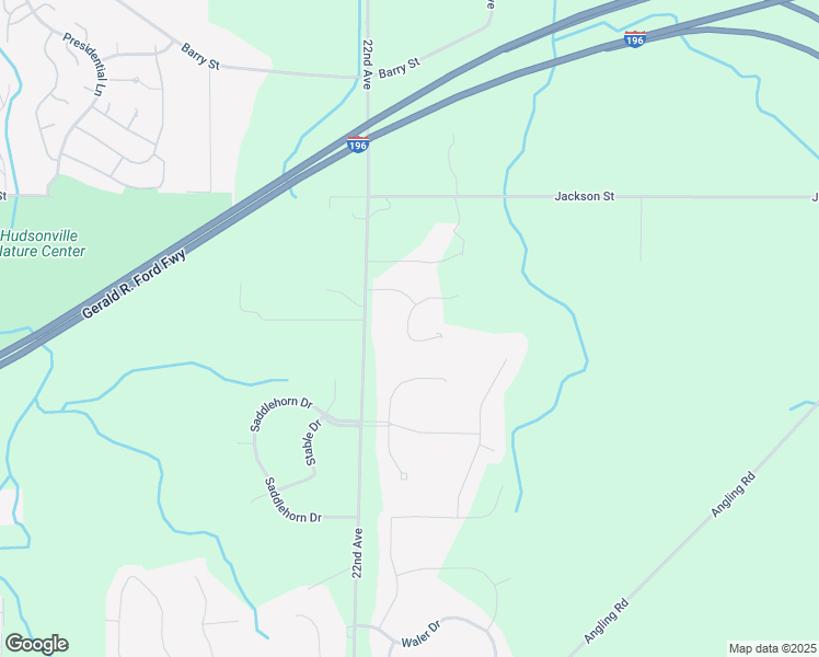map of restaurants, bars, coffee shops, grocery stores, and more near 4573 Caspian Drive in Hudsonville