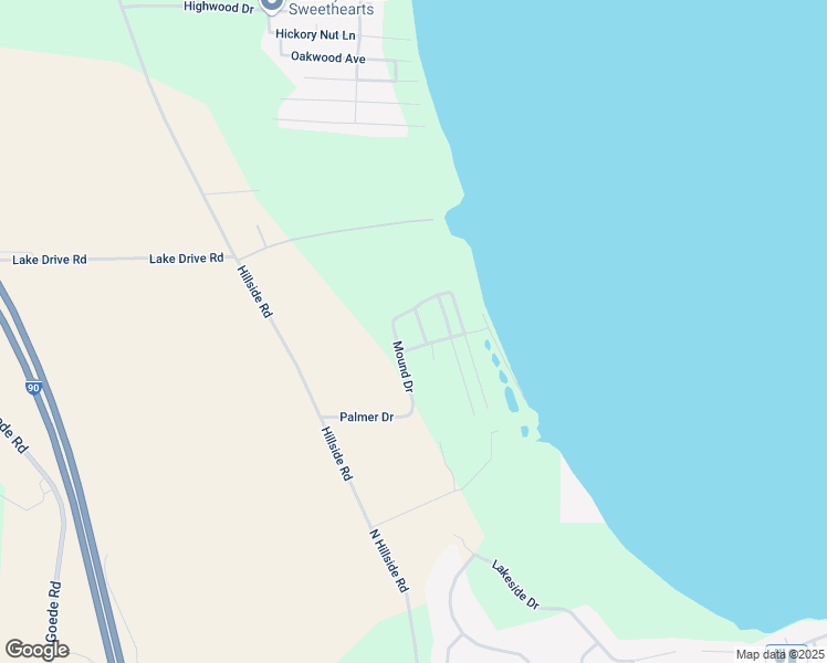 map of restaurants, bars, coffee shops, grocery stores, and more near 81 Menominee Drive in Edgerton