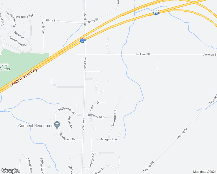 map of restaurants, bars, coffee shops, grocery stores, and more near 4668 22nd Avenue in Hudsonville