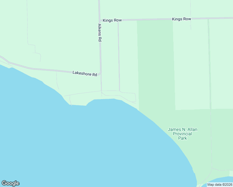 map of restaurants, bars, coffee shops, grocery stores, and more near 23 Lakeview Line in Haldimand County