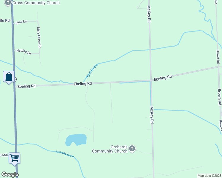 map of restaurants, bars, coffee shops, grocery stores, and more near 75912 Sanctuary Drive in Macomb County