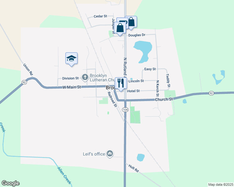 map of restaurants, bars, coffee shops, grocery stores, and more near in Brooklyn