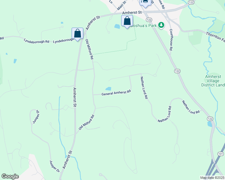 map of restaurants, bars, coffee shops, grocery stores, and more near 6 General Amherst Road in Amherst