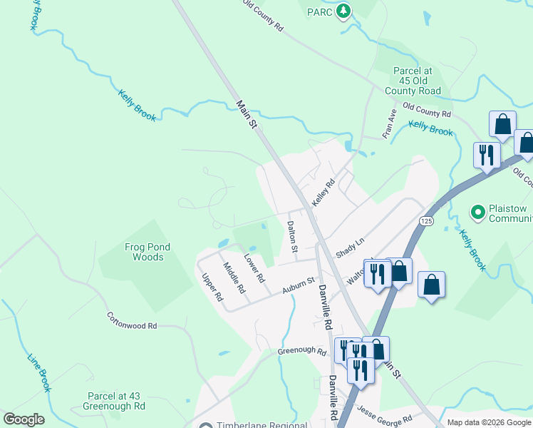 map of restaurants, bars, coffee shops, grocery stores, and more near 4 Lynwood Street in Plaistow