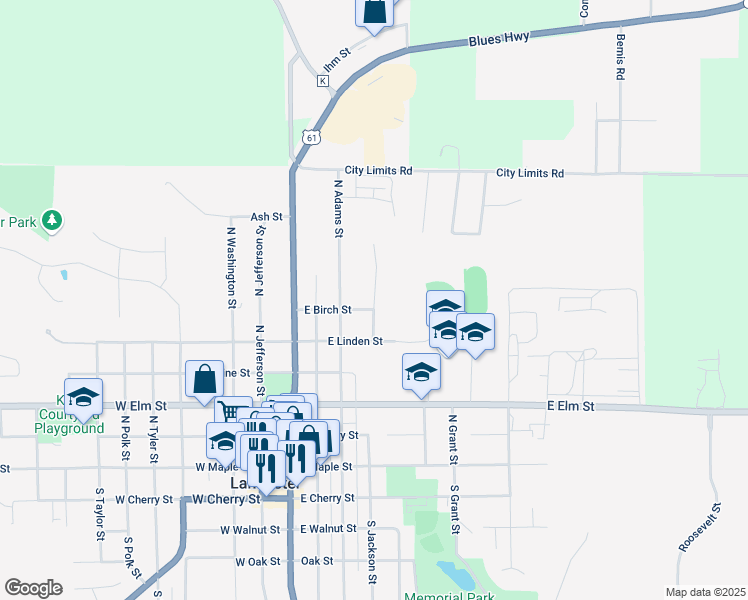 map of restaurants, bars, coffee shops, grocery stores, and more near 697 Pigeon Creek Road in Lancaster