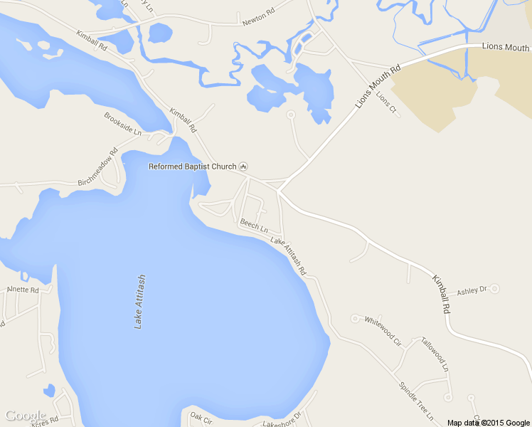 map of restaurants, bars, coffee shops, grocery stores, and more near 10 Mockingbird Hill Road in Amesbury