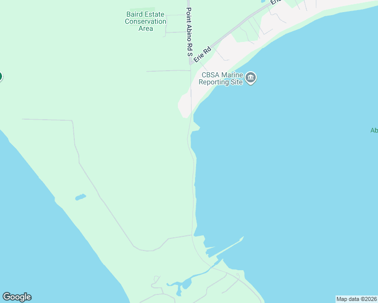 map of restaurants, bars, coffee shops, grocery stores, and more near 761 Point Abino Road South in Fort Erie