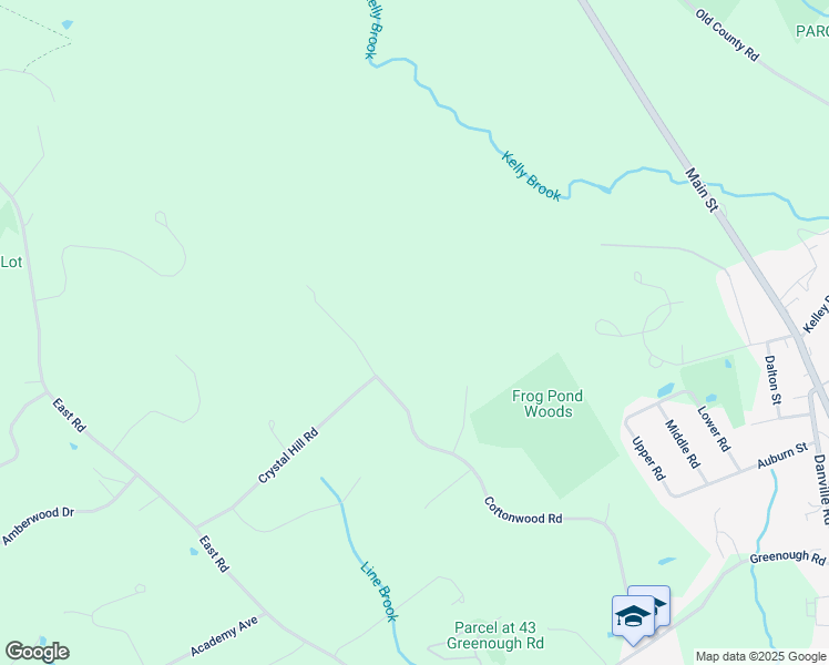 map of restaurants, bars, coffee shops, grocery stores, and more near 25 Cottonwood Road in Plaistow