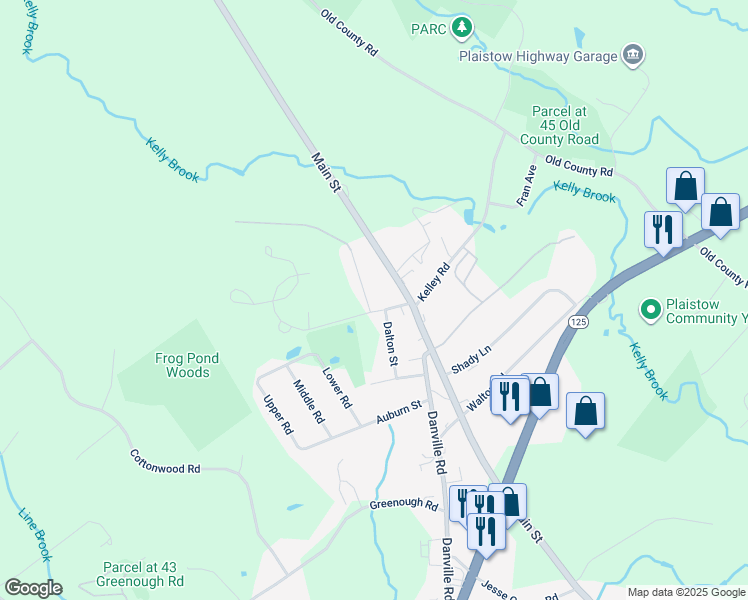 map of restaurants, bars, coffee shops, grocery stores, and more near 1 Lynwood Street in Plaistow