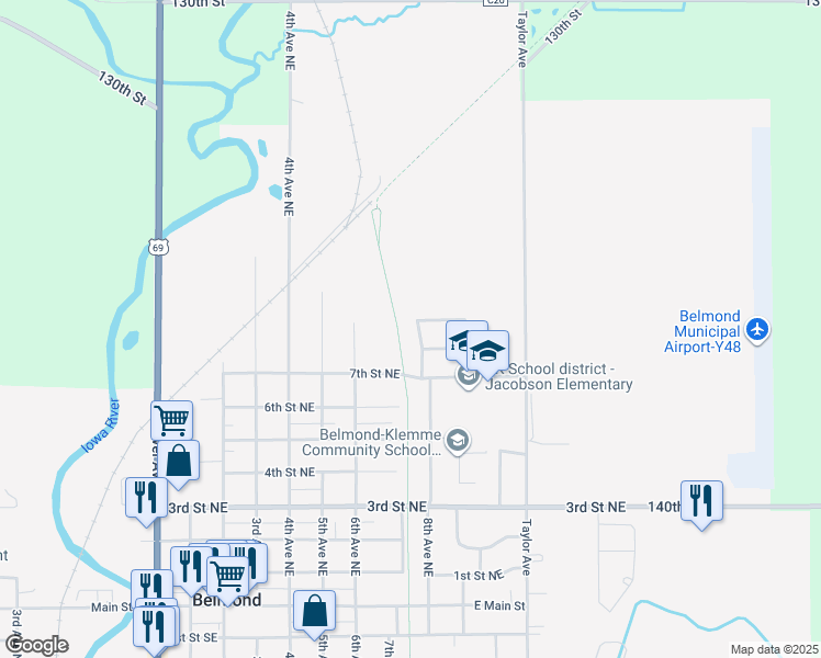 911 8th Avenue Northeast, Belmond IA Walk Score