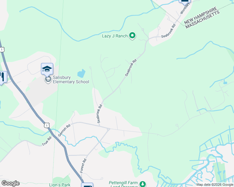 map of restaurants, bars, coffee shops, grocery stores, and more near 20 Seabrook Road in Salisbury