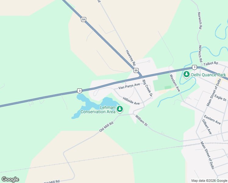 map of restaurants, bars, coffee shops, grocery stores, and more near 80 Hillside Avenue in Delhi