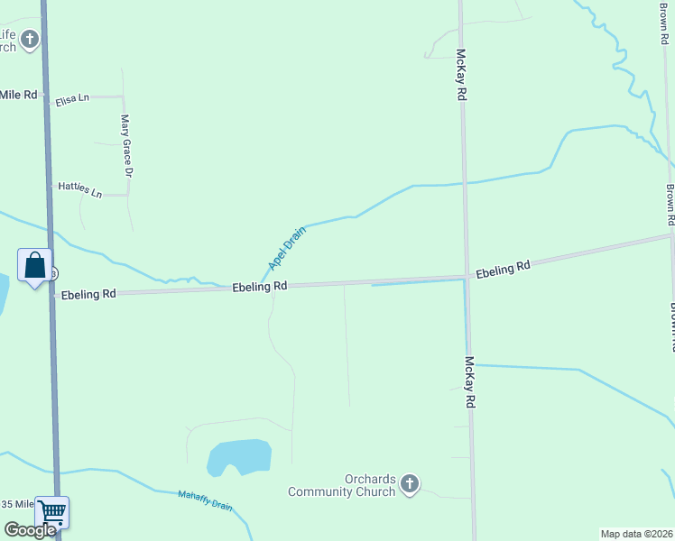 map of restaurants, bars, coffee shops, grocery stores, and more near 75912 Sanctuary Drive in Macomb County