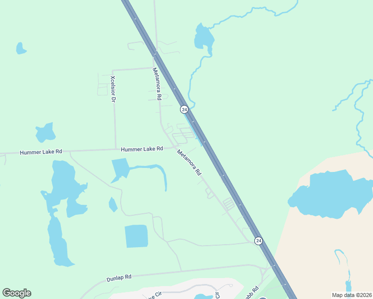 map of restaurants, bars, coffee shops, grocery stores, and more near 1980 Metamora Road in Oakland County