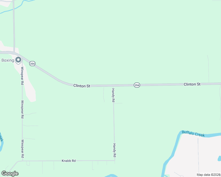 map of restaurants, bars, coffee shops, grocery stores, and more near 6030 Clinton Street in Erie County