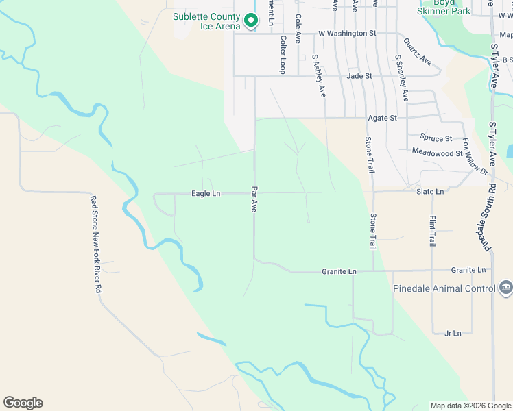 map of restaurants, bars, coffee shops, grocery stores, and more near 54-56 Par Avenue in Pinedale