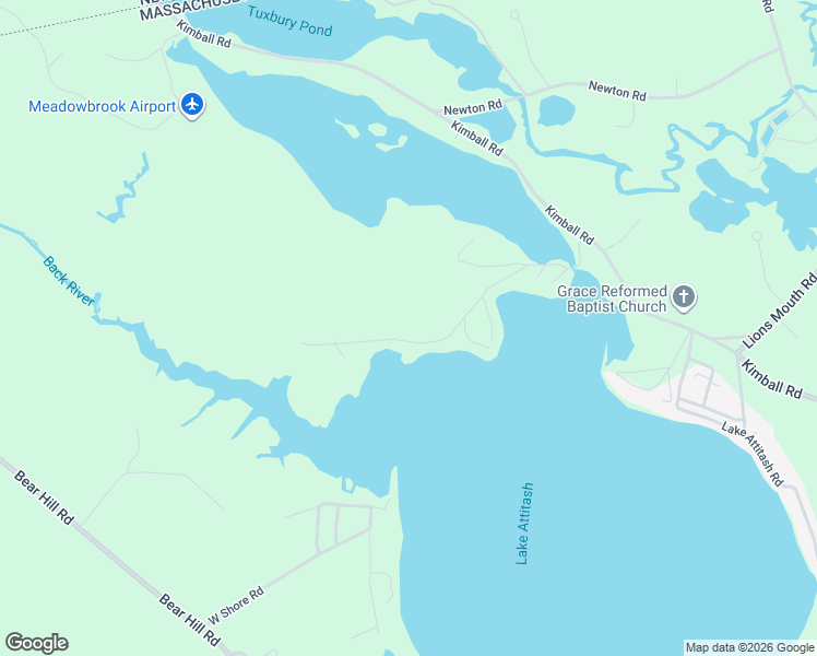 map of restaurants, bars, coffee shops, grocery stores, and more near 47 Birchmeadow Road in Amesbury