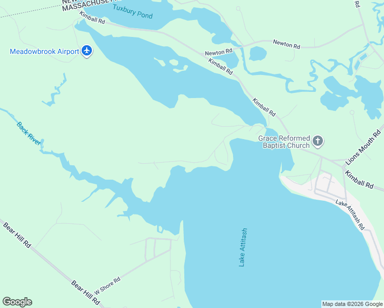 map of restaurants, bars, coffee shops, grocery stores, and more near 47 Birchmeadow Road in Amesbury