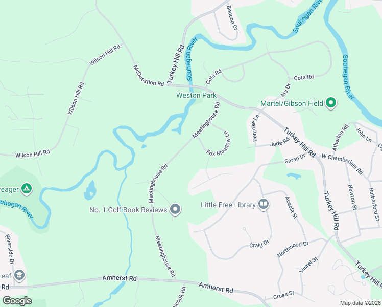 map of restaurants, bars, coffee shops, grocery stores, and more near 20 Meetinghouse Road in Merrimack
