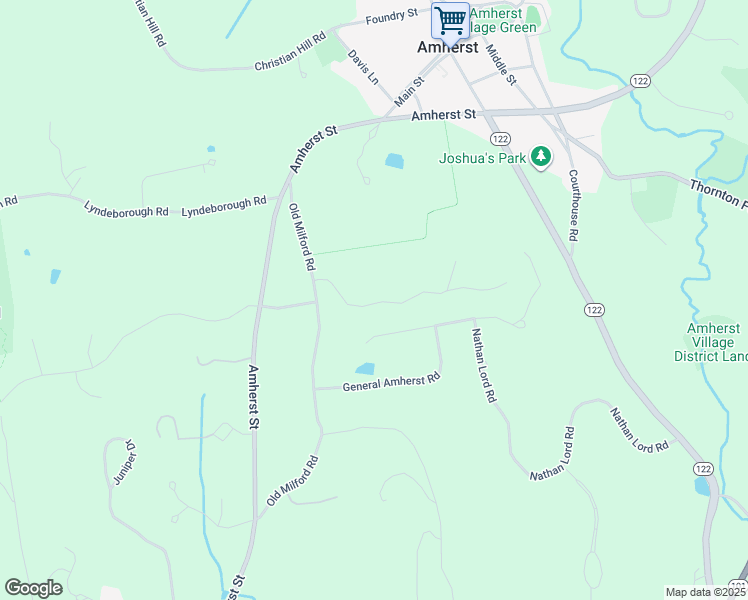 map of restaurants, bars, coffee shops, grocery stores, and more near 13 Atherton Lane in Amherst