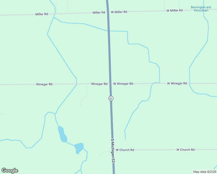 map of restaurants, bars, coffee shops, grocery stores, and more near 9516 South Michigan 52 in Perry